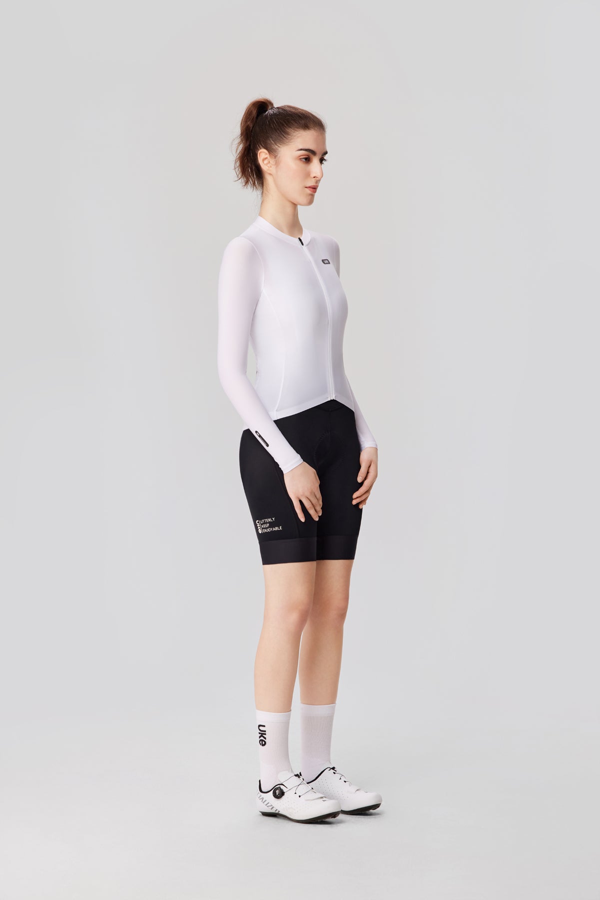 Women's LS Jersey SI-1  Mu Guang - White