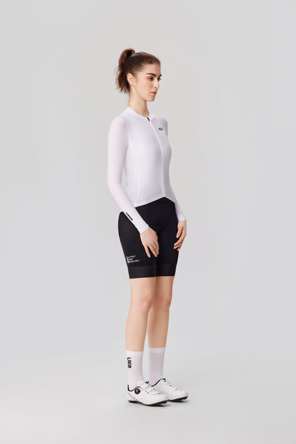 Women's LS Jersey SI-1  Mu Guang - White