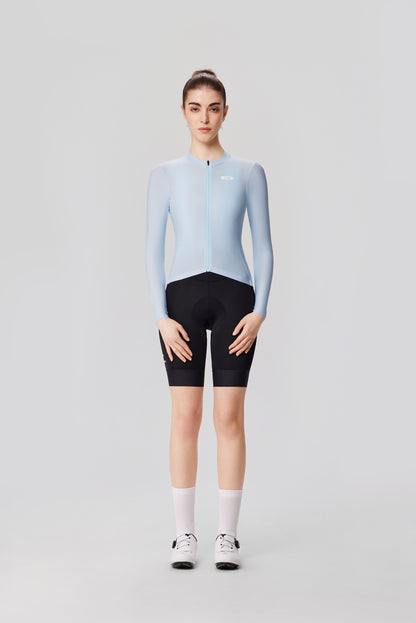 Women's LS Jersey SI-1  Mu Guang -Clear light blue