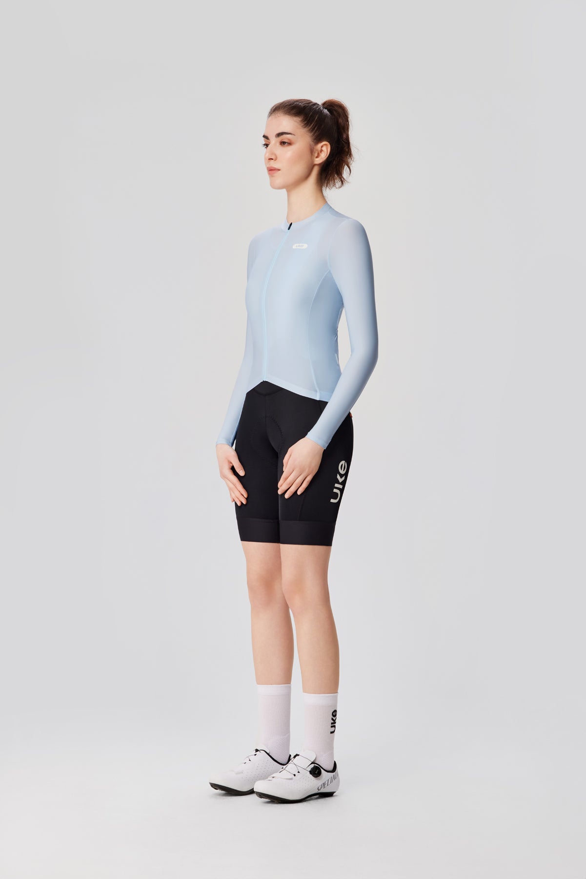 Women's LS Jersey SI-1  Mu Guang -Clear light blue
