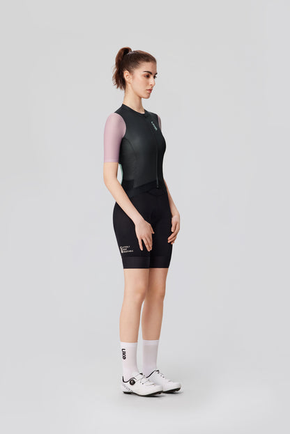 Women's Jersey SI-1 Moving clouds-Black pink