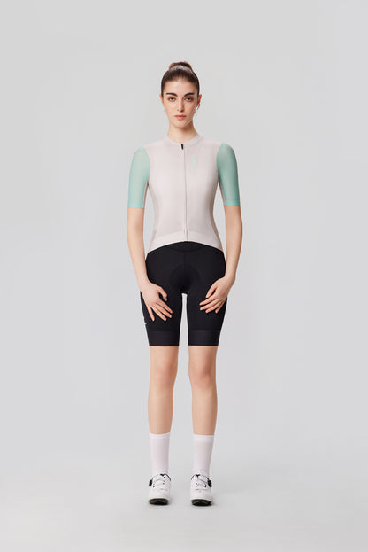 Women's Jersey SI-1 Moving clouds-Oat green