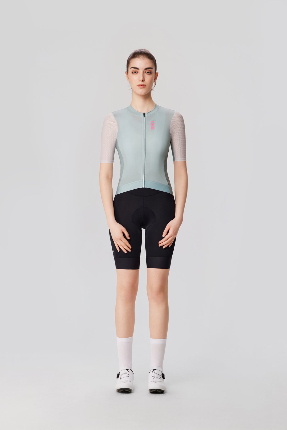 Women's Jersey SI-1 Moving clouds-Sage green