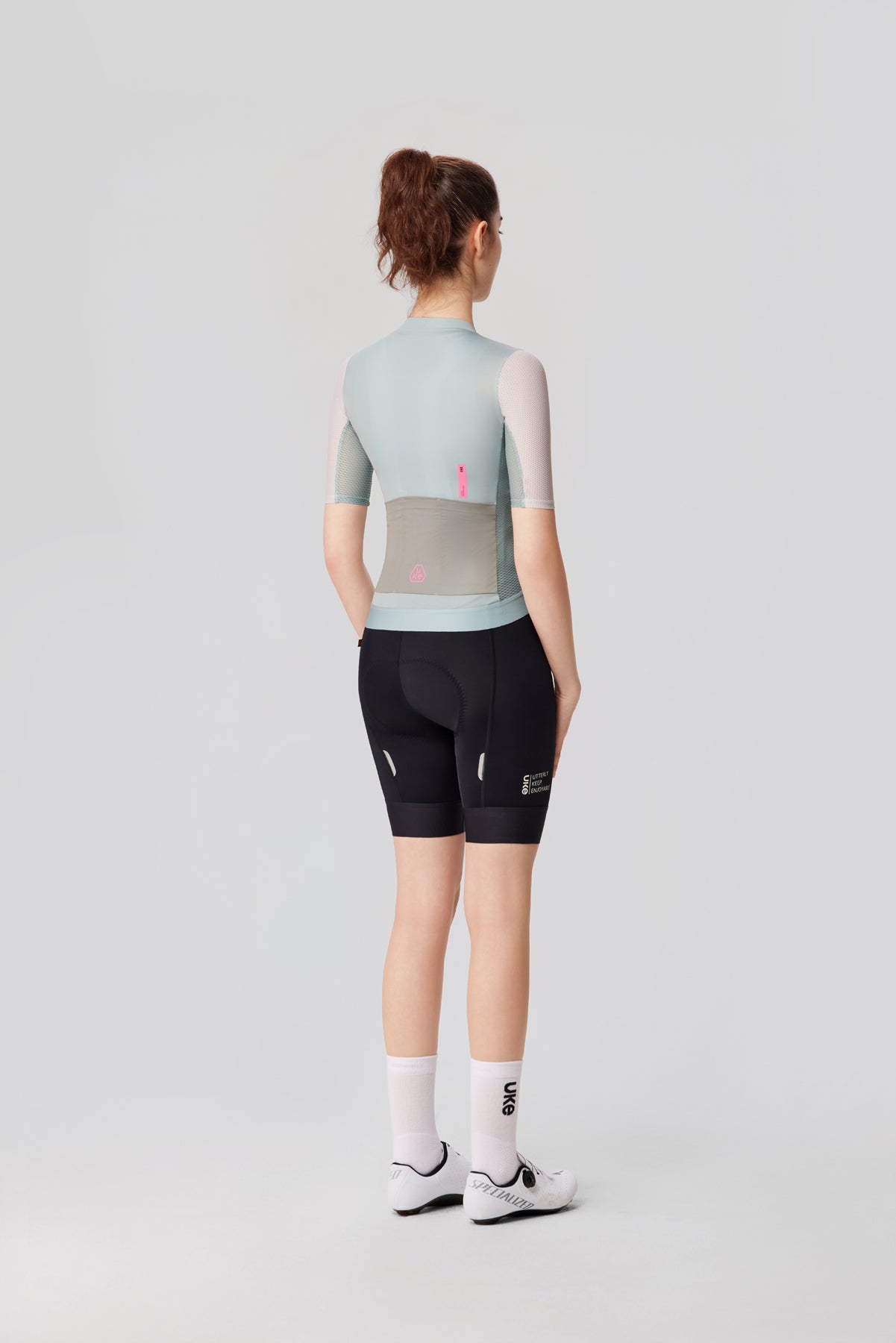 Women's Jersey SI-1 Moving clouds-Sage green