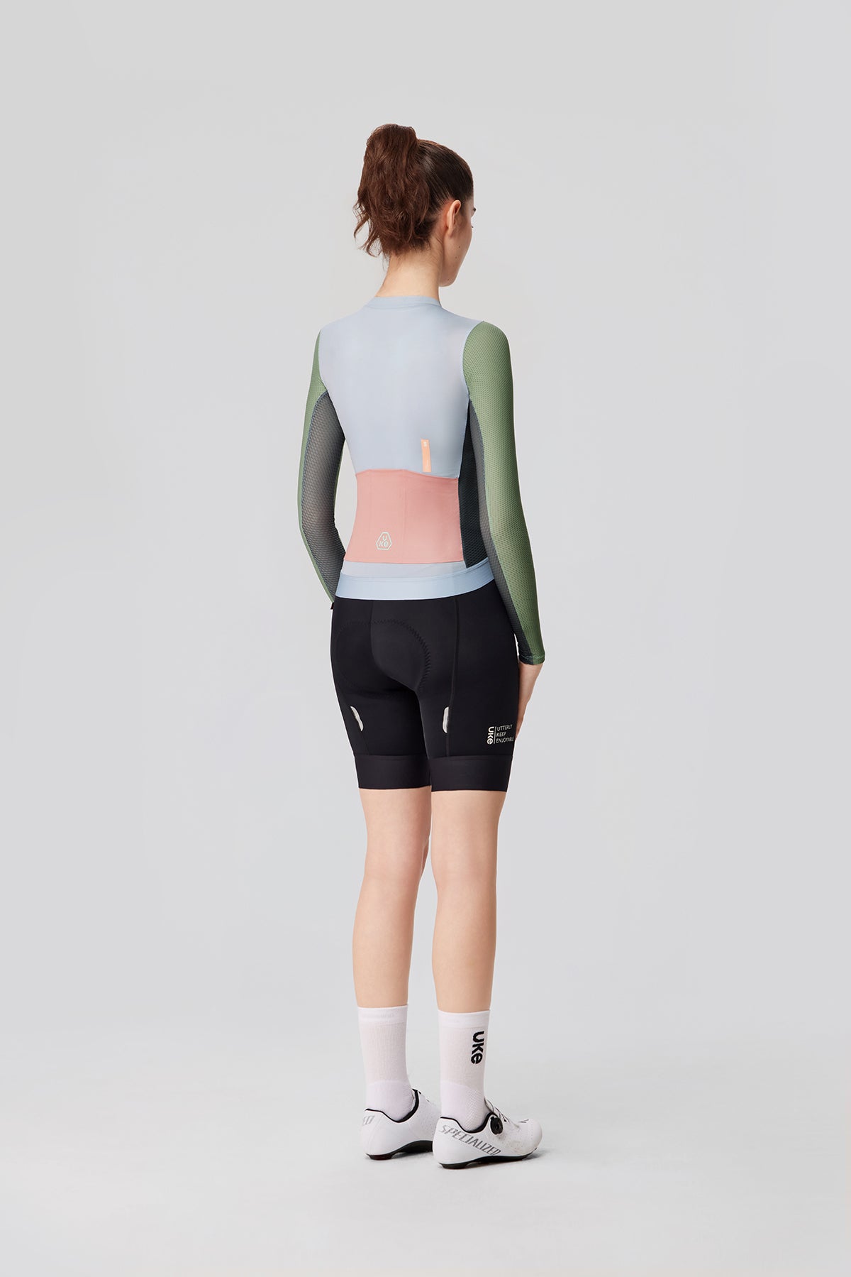 Jersey de manga larga para mujer SI-1 Floating scenery-Verde grisáceo claro