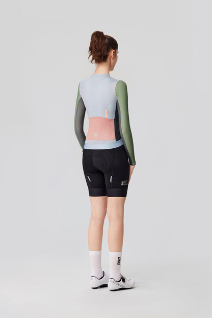 Jersey de manga larga para mujer SI-1 Floating scenery-Verde grisáceo claro