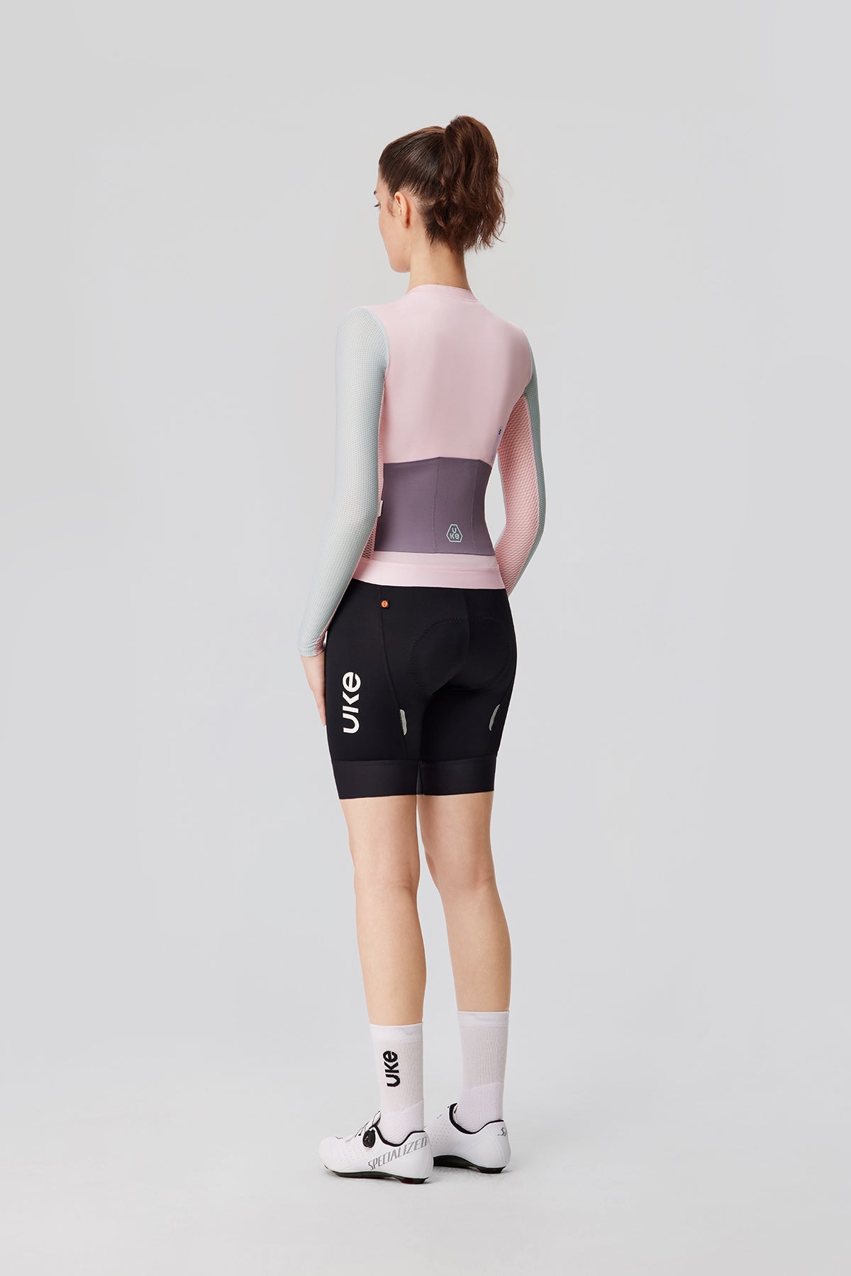 Women's LS Jersey SI-1 Floating scenery-Pink green