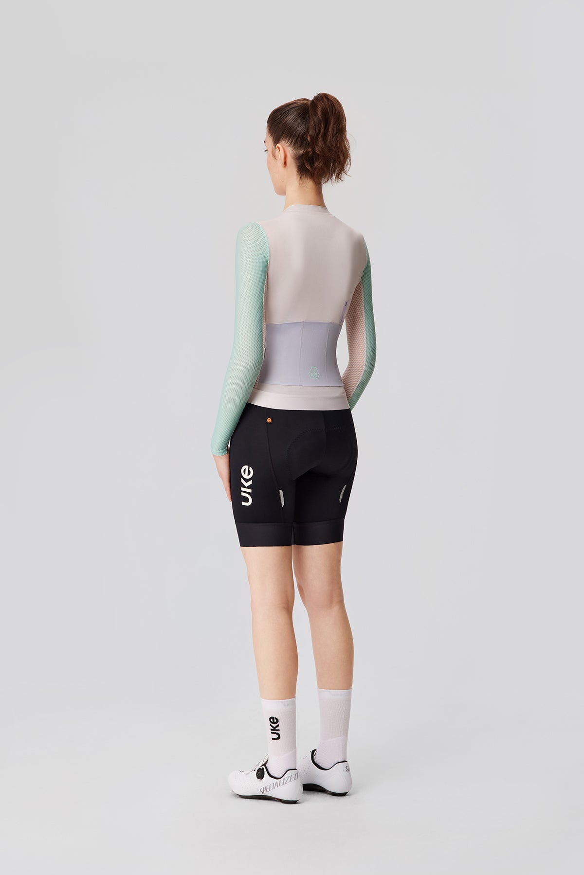 Women's LS Jersey SI-1 Floating scenery-Oat green