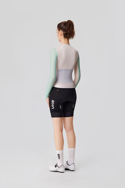 Women's LS Jersey SI-1 Floating scenery-Oat green
