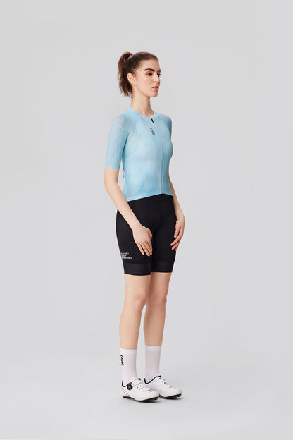 Jersey Manga Larga PRO Shanxia para Mujer -Azul hielo