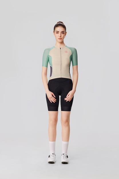 Maillot de mujer PRO Mission Hills-Azul claro beige