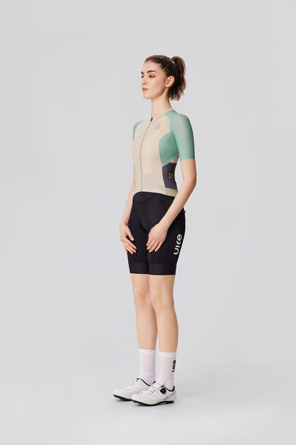 Maillot de mujer PRO Mission Hills-Azul claro beige