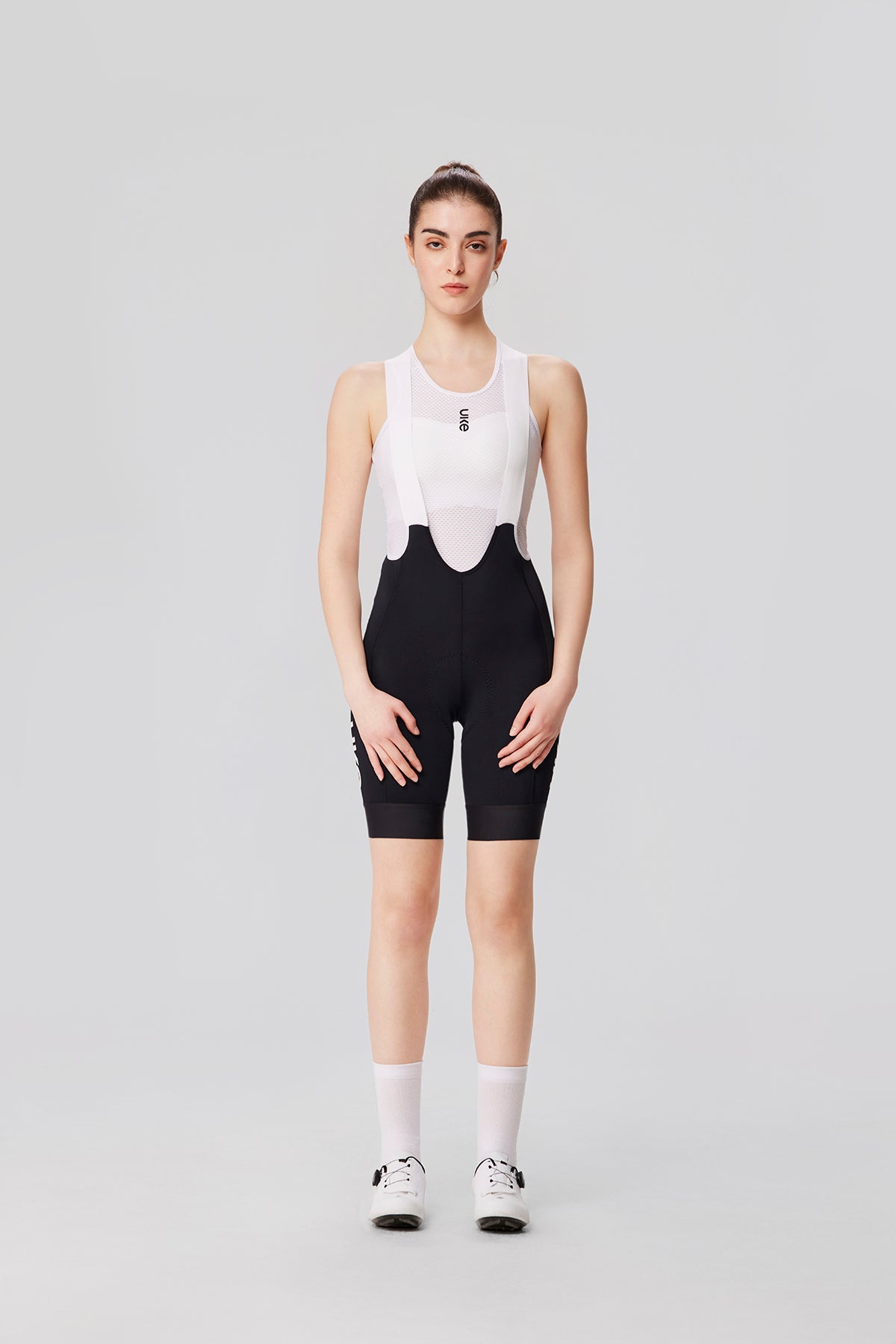 Women's Cargo Bib Shorts Yun Lan-Black