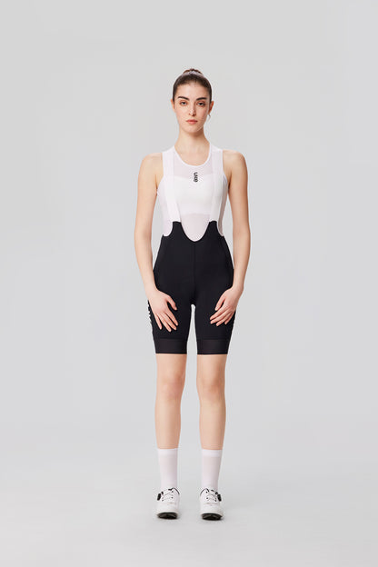 Women's Cargo Bib Shorts Yun Lan-Black