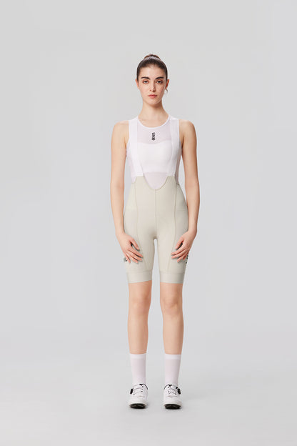 Women's Bib Shorts Eit cushion Yunling-Ivory