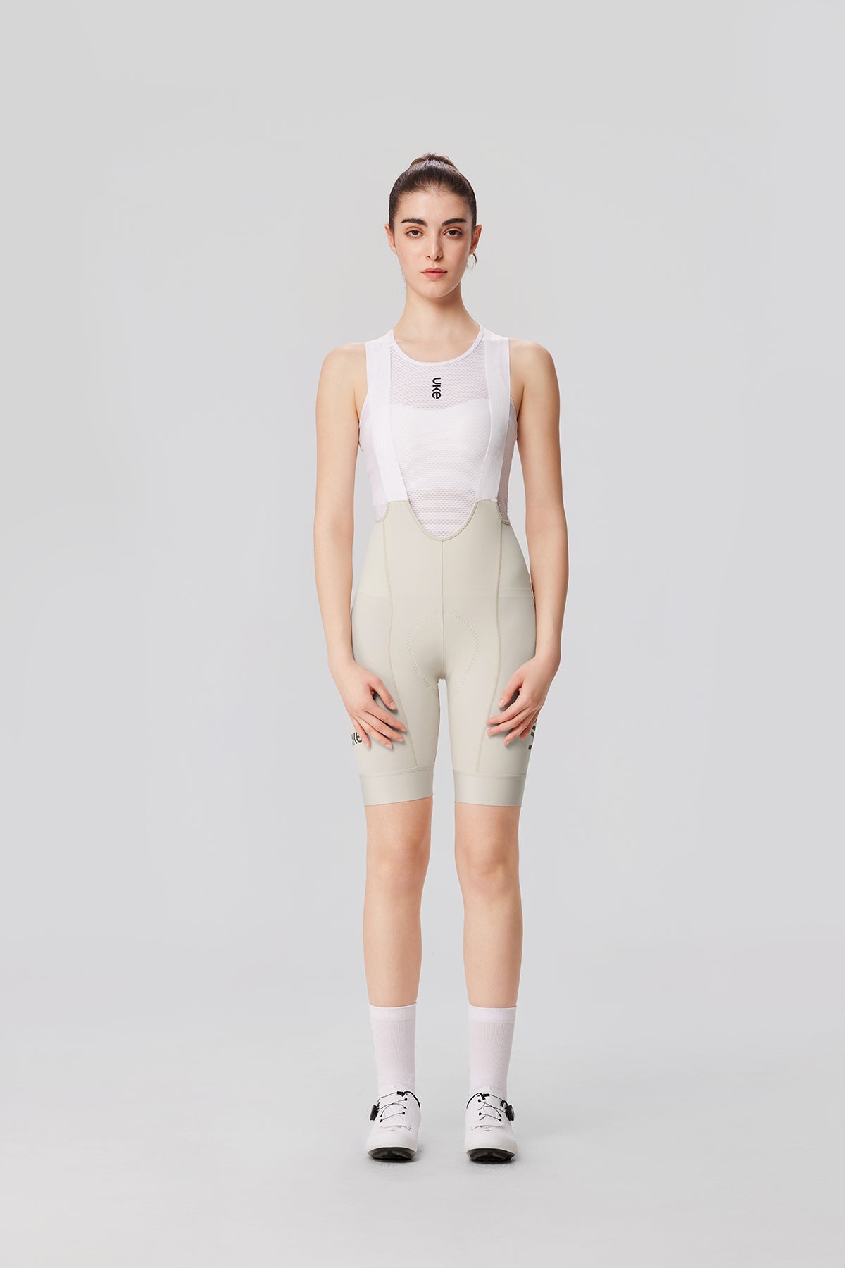 Women's Bib Shorts Eit cushion Yunling-Ivory