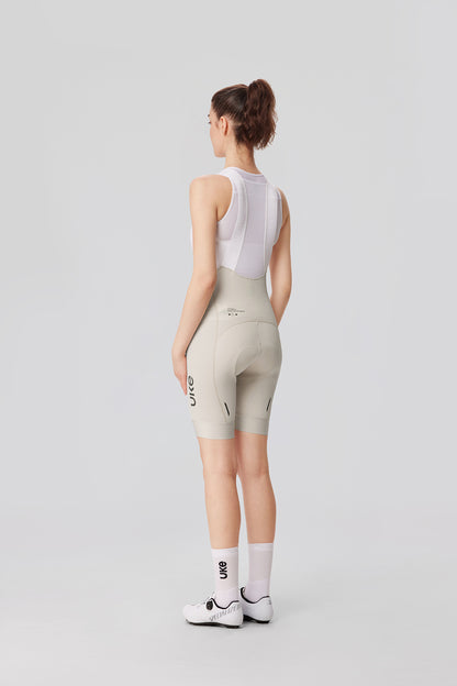 Women's Bib Shorts Eit cushion Yunling-Ivory