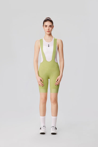 Women's EIT Bib Shorts PRO Xia Chi-Pale yellow