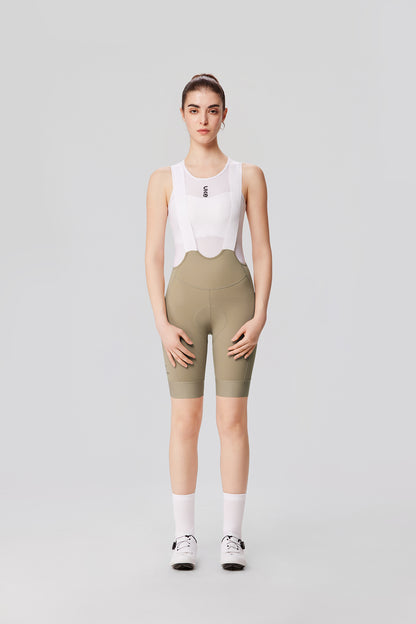Women's EIT Bib Shorts PRO Xia Chi-Grayish brown