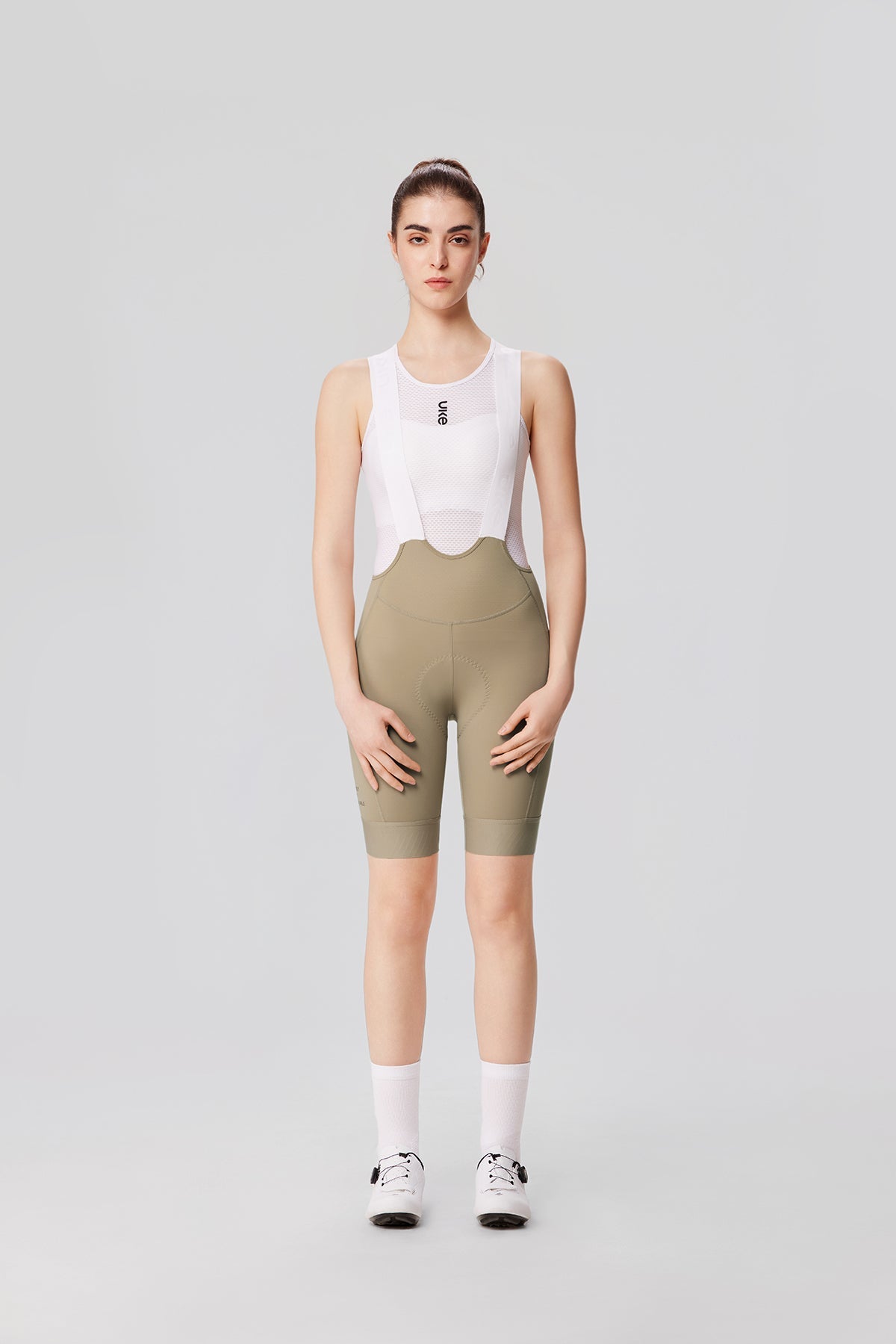 Women's EIT Bib Shorts PRO Xia Chi-Grayish brown