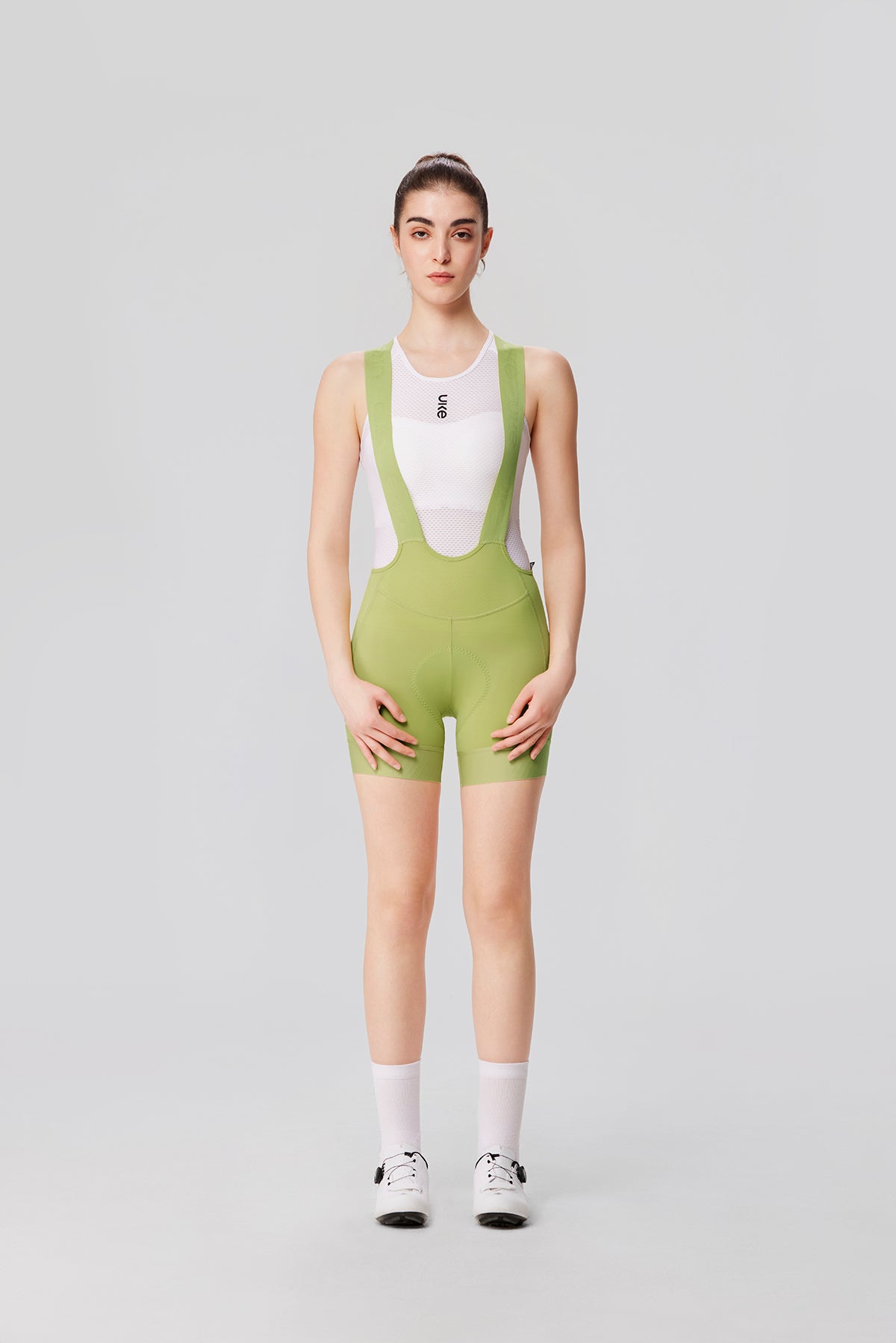 Women's EIT Ultra Bib Shorts PRO Chuncheng-Pale yellow