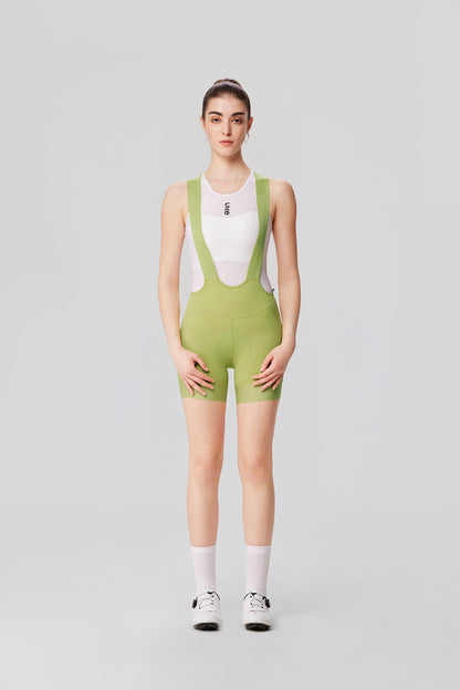 Women's EIT Ultra Bib Shorts PRO Chuncheng-Pale yellow