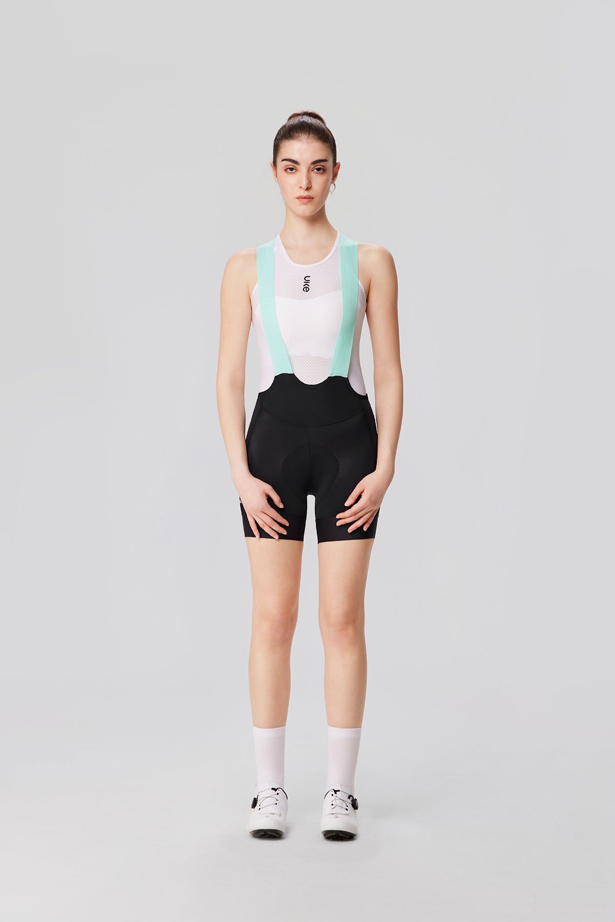 Women's EIT Ultra Bib Shorts PRO Chuncheng-Black mint green