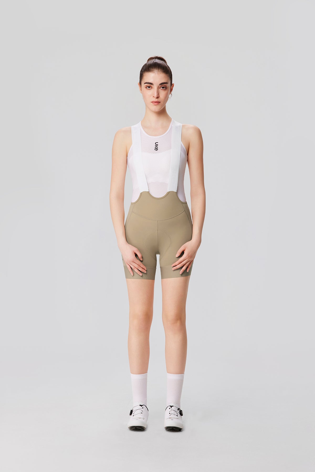 Culotte con tirantes EIT Ultra Pro para mujer Chuncheng-Marrón grisáceo