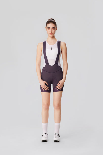 Culotes con tirantes EIT Ultra Pro Chuncheng para mujer - Ciruela Negra