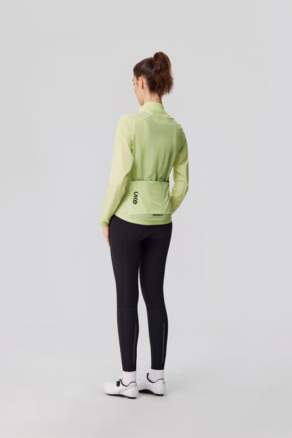 Chaqueta cortavientos de mujer CL-1 Shu He-Verde azulado
