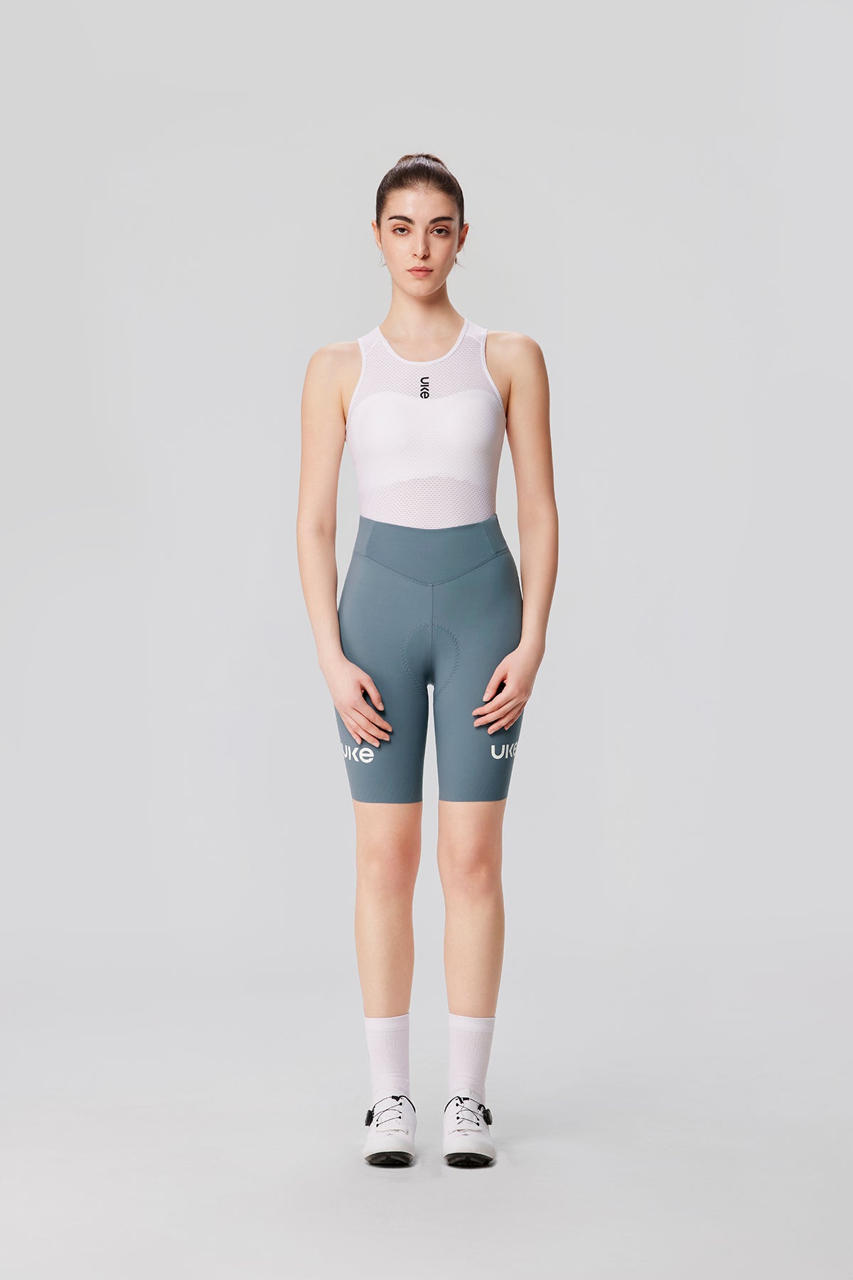 Women's Seamless Shorts CL-1 Astonishing Goose-Gentleman Gray