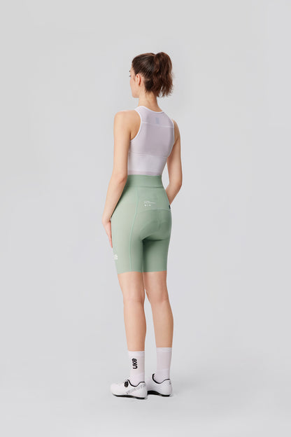 Women's Seamless Shorts CL-1 Astonishing Goose-Sage green