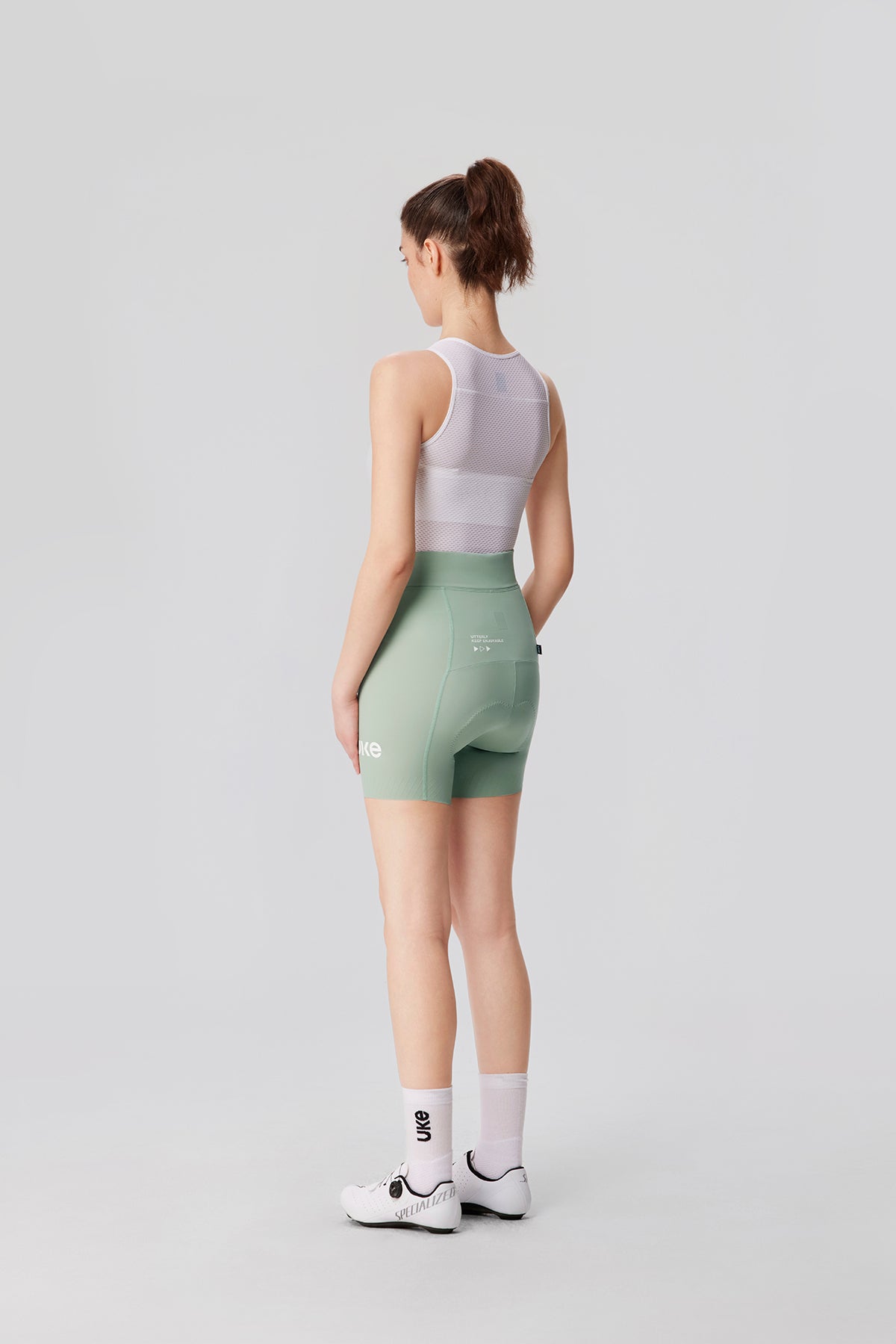 Women's Seamless Ultra Shorts Astonishing Goose-Sage green