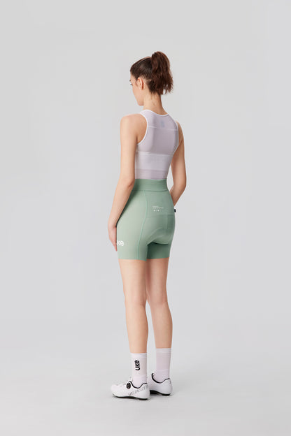 Women's Seamless Ultra Shorts Astonishing Goose-Sage green