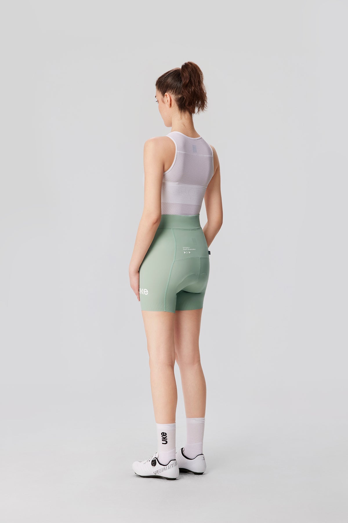 Women's Seamless Ultra Shorts Astonishing Goose-Sage green