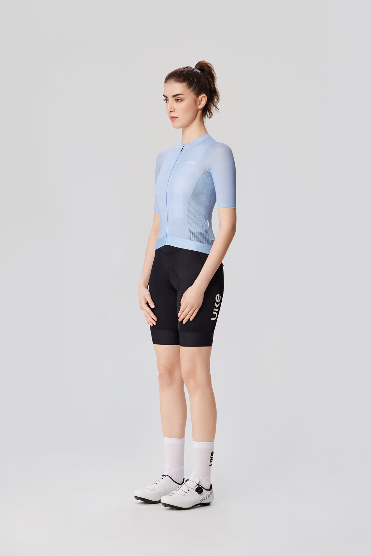 Women's Jersey Zhiqiu-Light blue