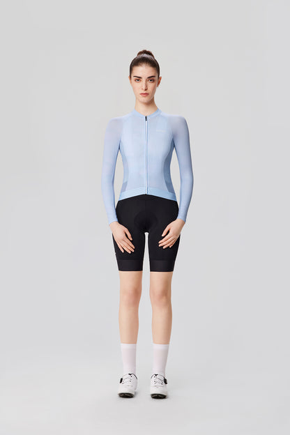 Women's LS Jersey Qixing-Light blue