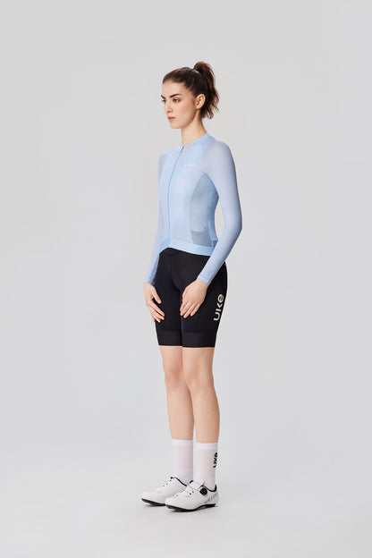 Women's LS Jersey Qixing-Light blue
