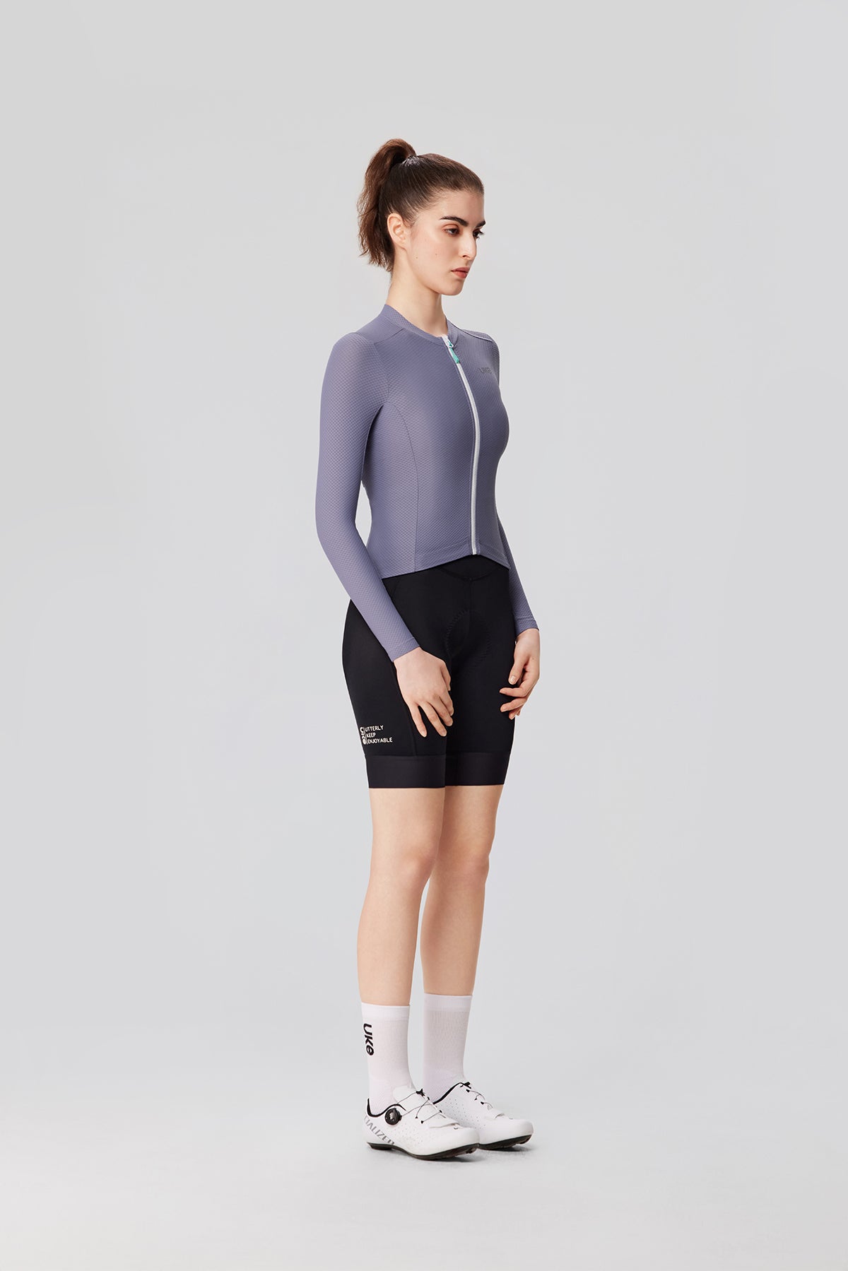 Women's LS Jersey CL-1 Xiangyun-Grey grape purple
