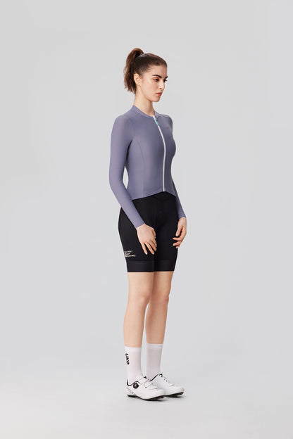 Women's LS Jersey CL-1 Xiangyun-Grey grape purple