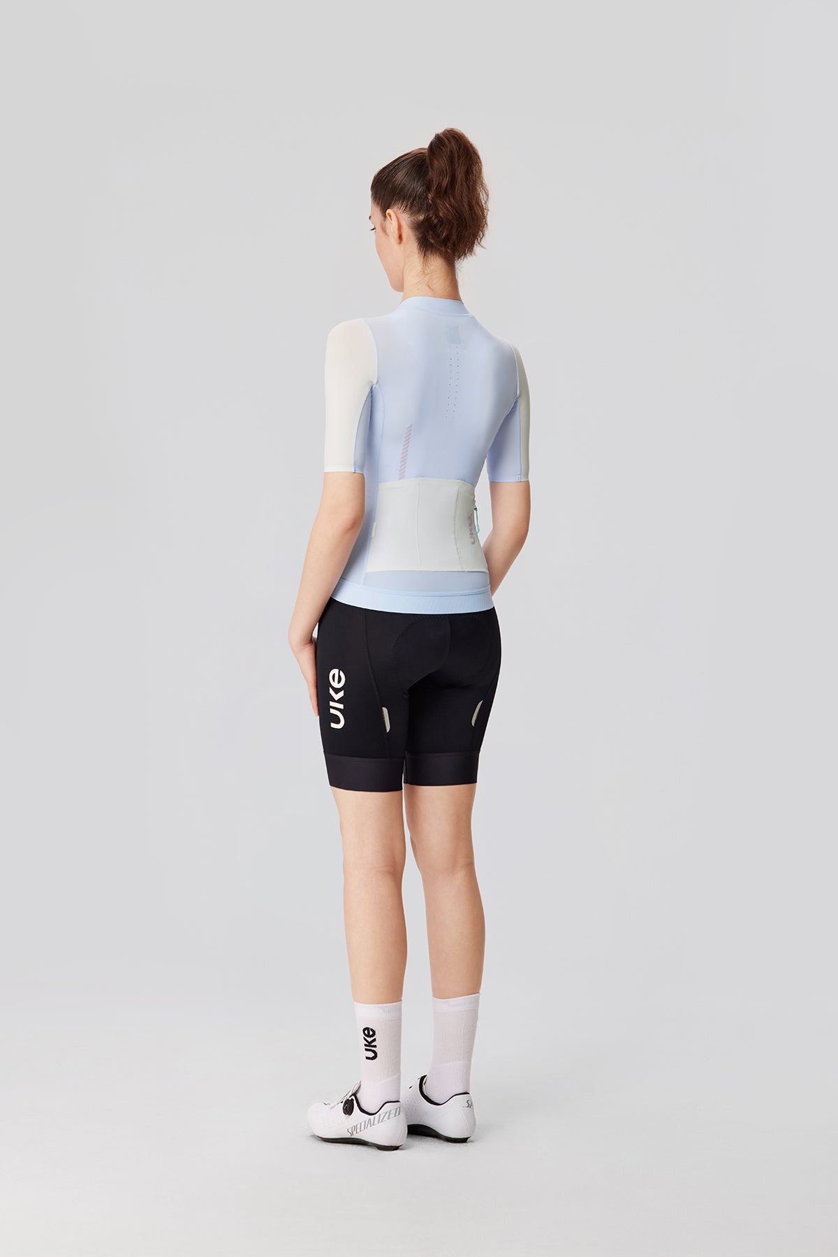 Women's Jersey Shixu-Silver blue