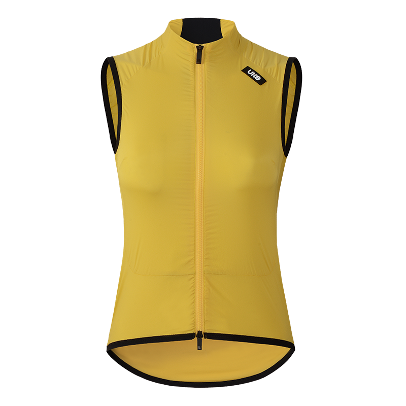 Women's  Cycling Gilet CL-1 WindNight-Bergamot Yellow