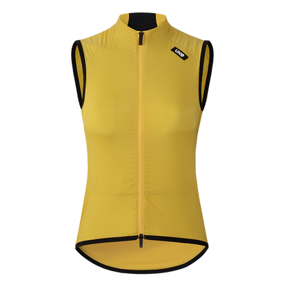 Women's  Cycling Gilet CL-1 WindNight-Bergamot Yellow