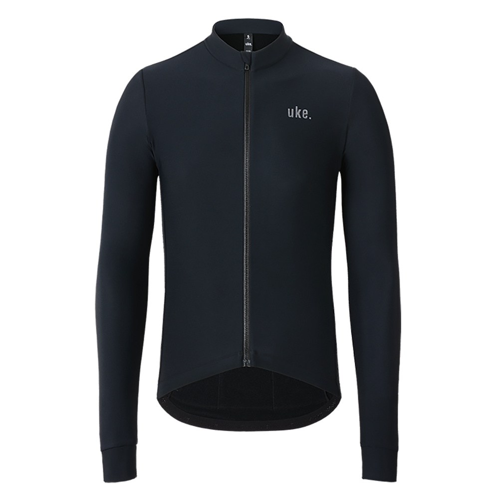 Men's Training Thermal Cycling Jacket Ocean-Black