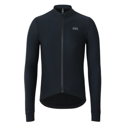 Men's Training Thermal Cycling Jacket Ocean-Black