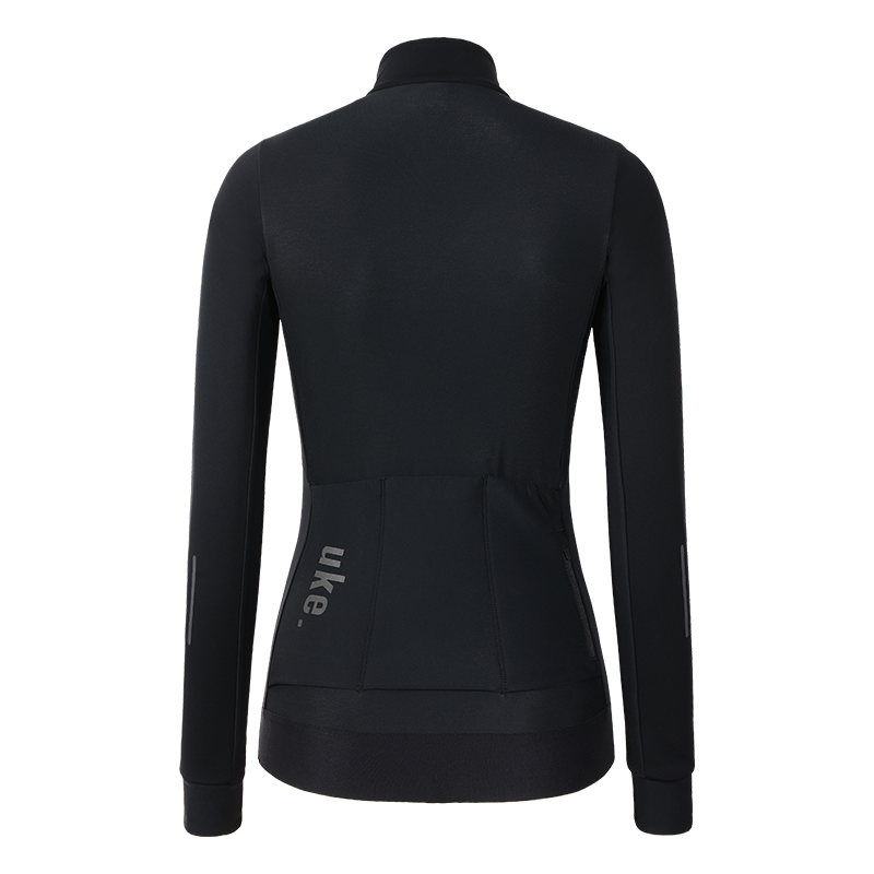 Women's Training Thermal Cycling Jacket Dreaming-Black