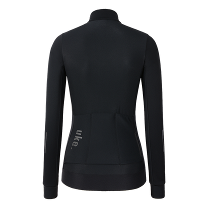 Women's Training Thermal Cycling Jacket Dreaming-Black